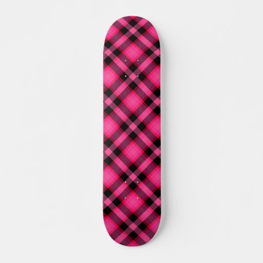 Hot-roze speldenband, Punk of preppy Persoonlijk Skateboard (Voorkant)
