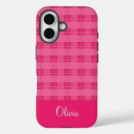 Hot-roze speldenplaat Case-Mate iPhone case (Achterkant)