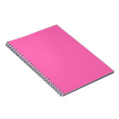 Hot-Roze spiraalvormig Notitieboek (Rechterzijde)