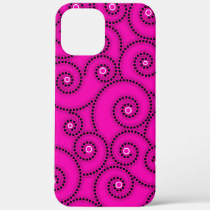 Hot-roze spiraalvormige telefoontas Case-Mate iPhone case
