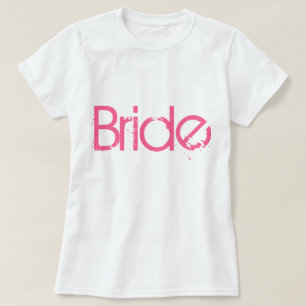 Hot-roze stand-typeverklaring T-shirts