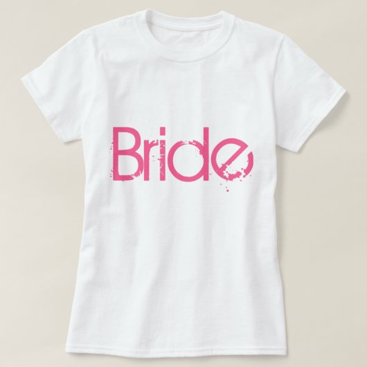 Hot-roze stand-typeverklaring T-shirts (Design voorkant)