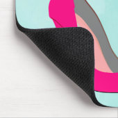 Hot-roze Stiletto High-Hiel-beeld op maat Muismat (Hoek)