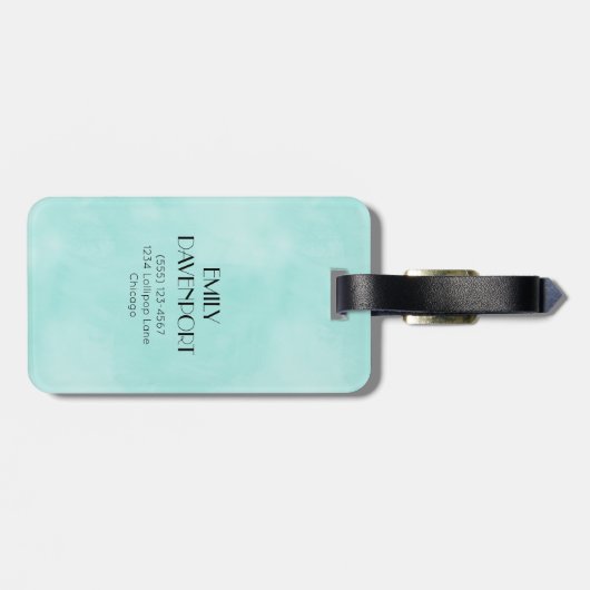 Hot-roze Stiletto High-Hiel Schoft Bagagelabel (Achterkant horizontaal)