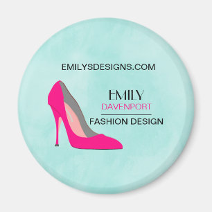 Hot-roze Stiletto High-Hiel Video Business Magneet