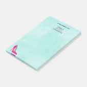 Hot-roze Stiletto High-Hiel Video Business Post-it® Notes (Schuin)