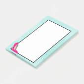 Hot-roze Stiletto Post-it® Notes (Schuin)