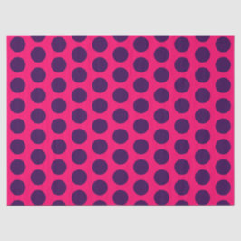 Hot Roze / Stippen Paarse Bruiloftsfeest Tissuepapier