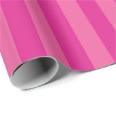 Hot roze streep patroon cadeaupapier (Rol Hoek)