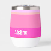 Hot-roze stripes, aangepast (Voorkant)