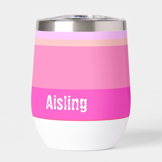 Hot-roze stripes, aangepast (Voorkant)