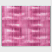 Hot-roze stripes cadeaupapier (Vlak)