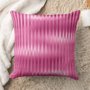 Hot-roze stripes kussen