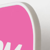 Hot-roze strips Beste mama ooit Pickleball Paddle (Links Detail)