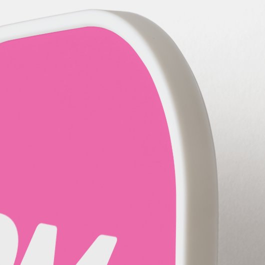 Hot-roze strips Beste mama ooit Pickleball Paddle (Links Detail)