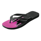 Hot-roze Teenslippers met druppelaar voor volwasse (Schuin)