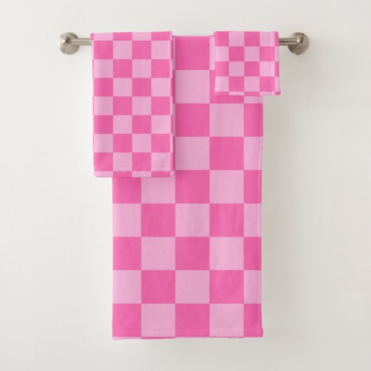 Hot-roze toetsenbord bad handdoek (Insitu)