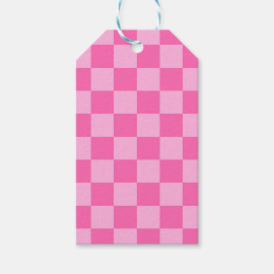 Hot-roze toetsenbord cadeaulabel