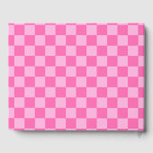Hot-roze toetsenbord gastenboek (Achterkant)