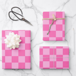 Hot-roze toetsenbord inpakpapier vel