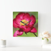 Hot-roze Trend Vierkante Klok (Huis)