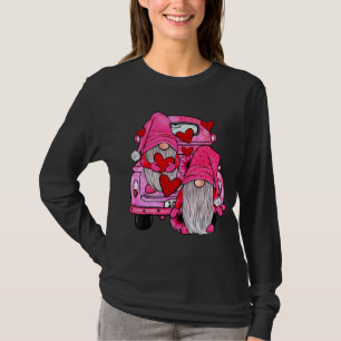 Hot-roze Valentijn-daggnomen T-shirt
