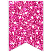 Hot-roze Valentijn Vlaggetjes (Tweede vlag)