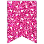 Hot-roze Valentijn Vlaggetjes (Eerste vlag)