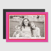 Hot-roze Valentijnsdag Foto Lijst (Voorkant / Achterkant)