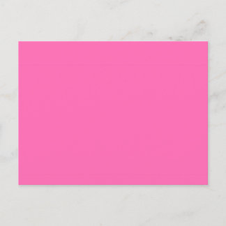 Hot-roze, vaste kleur briefkaart