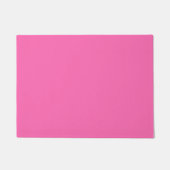 Hot-roze, vaste kleur deurmat (Voorkant)