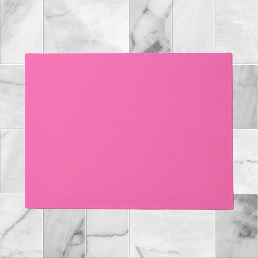 Hot-roze, vaste kleur deurmat