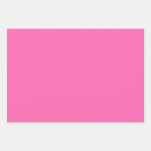 Hot-roze, vaste kleur inpakpapier vel (Voorkant 3)