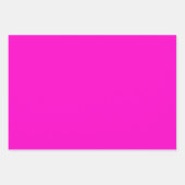 Hot-roze, vaste kleur inpakpapier vel (Voorkant)