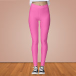 Hot-roze, vaste kleur leggings<br><div class="desc">Hot-roze,  vaste kleur</div>