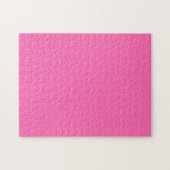 Hot-roze, vaste kleur legpuzzel (Horizontaal)