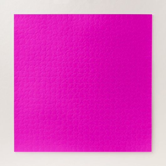Hot-roze, vaste kleur legpuzzel (Horizontaal)