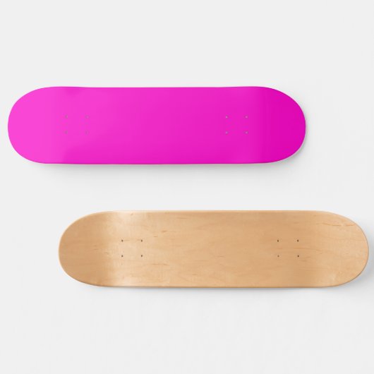 Hot-roze, vaste kleur persoonlijk skateboard (Horizontaal)