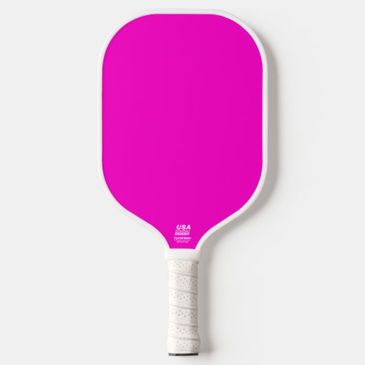 Hot-roze, vaste kleur pickleball paddle (Voorkant)