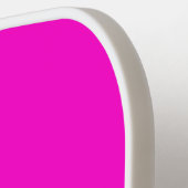 Hot-roze, vaste kleur pickleball paddle (Links Detail)