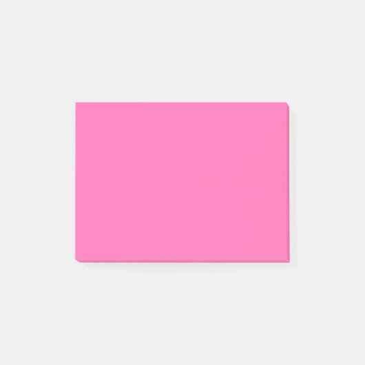 Hot-roze, vaste kleur post-it® notes (Voorkant)