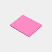 Hot-roze, vaste kleur post-it® notes (Schuin)