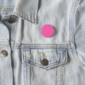 Hot-roze, vaste kleur ronde button 3,2 cm (In situ)