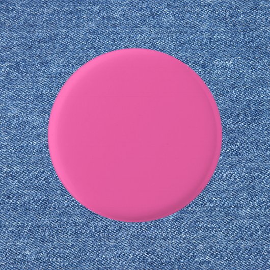 Hot-roze, vaste kleur ronde button 3,2 cm