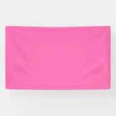 Hot-roze, vaste kleur spandoek (Horizontaal)