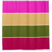 Hot-roze ventilatorstrips douchegordijn (Voorkant)