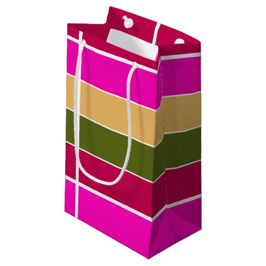 Hot-roze ventilatorstrips klein cadeauzakje (Voorkant Gekanteld)