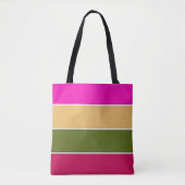 Hot-roze ventilatorstrips tote bag (Voorkant)