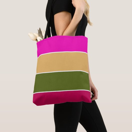 Hot-roze ventilatorstrips tote bag (Dichtbij)