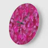 Hot-roze verfbalken grote klok (Hoek)